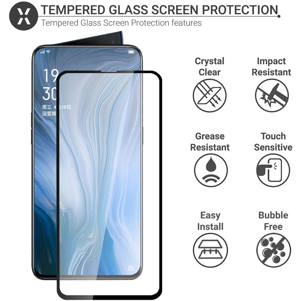 Kính Cường Lực Bảo Vệ Màn Hình Cho OPPO F1 F1Plus F1s F3 F3Plus F5 F5Youth F7 F7Youth F9 F9 Pro F11 F11Pro Find X2 FindX