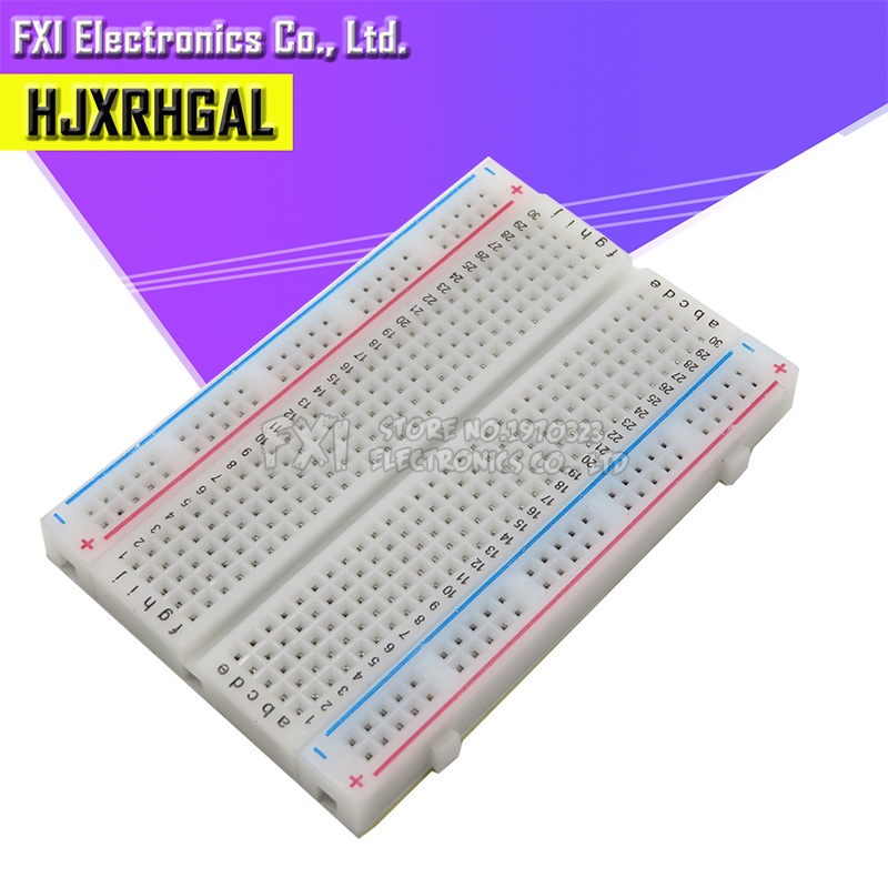 1 Bảng Mạch Thử Breadboard 400 Lỗ 8.5 * 5.5cm