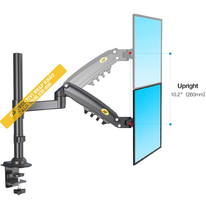 [NEW 2021] Giá Treo Màn Hình Máy Tính North Bayou NB-H80 17 - 27 Inch Tay Treo Màn Hình Máy Tính Gắn Bàn