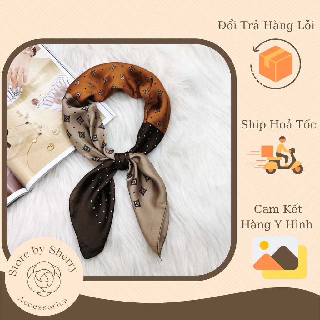 Khăn lụa Polyesyer