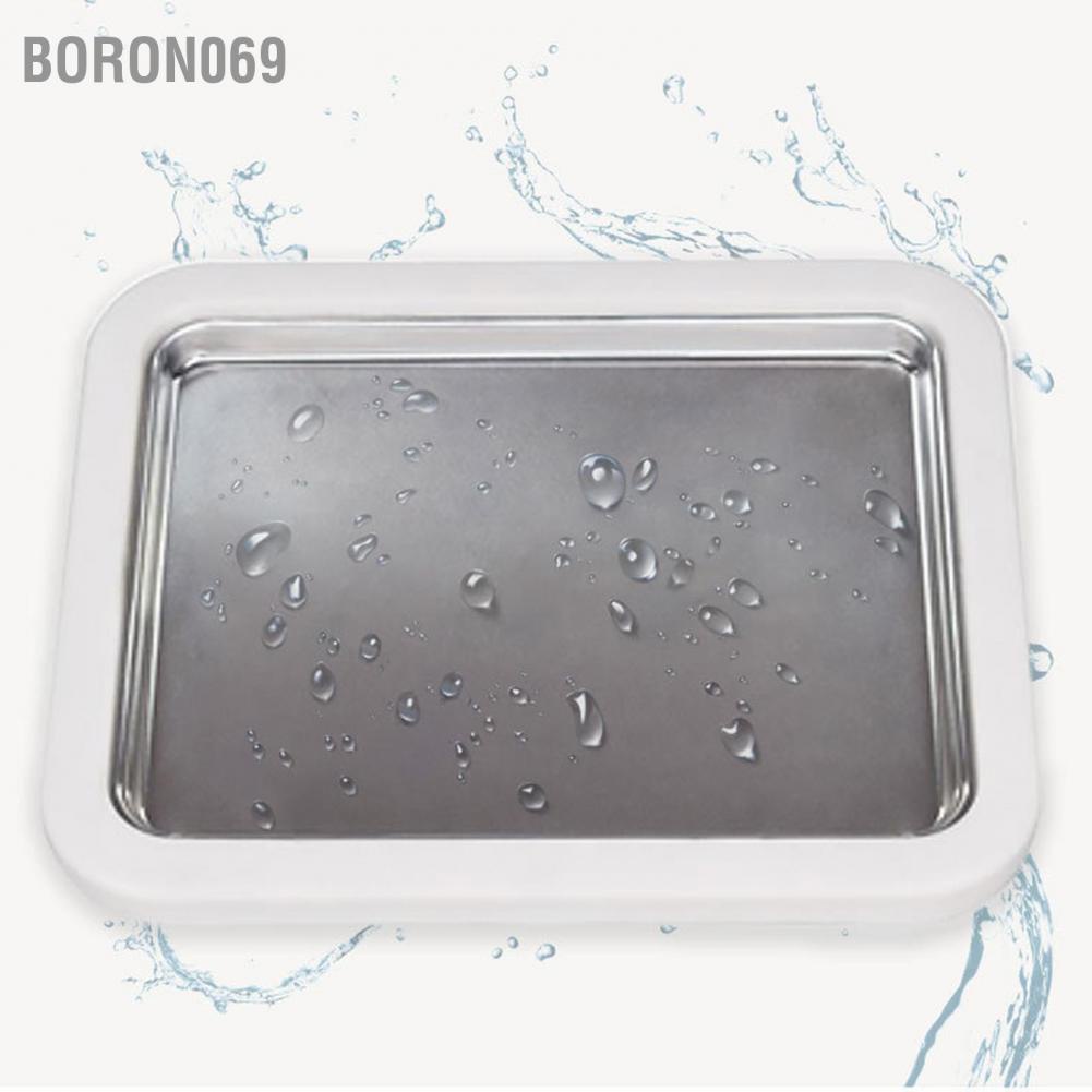 Máy làm sữa chua kem cuộn nhỏ lạnh tức thì bằng thép không gỉ với tấm gạt Boron069