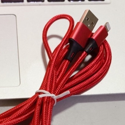 Dây Cáp Sạc 2m Bọc Vải Dù Bền Bỉ Dùng Cho IP/Micro usb/Type-C