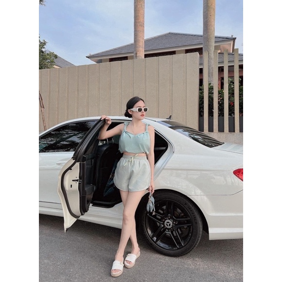 Dép Lê CNK Viền Đế Cói Khoá Cạnh