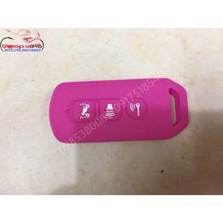 Bọc (Bao) Silicon Cho Chìa Smartkey SH 2017, sh mode (Đen ,đỏ)