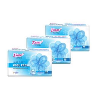 Combo 3 gói diana sensi cool hàng ngày 40 miếng