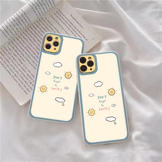 Ốp iphone - Ốp lưng iphone cạnh vuông viền camera mặt trời smile dành cho ip 6 đến 13promax - ng109i