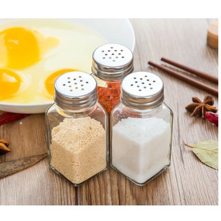 Hũ đựng tiêu, muối thủy tinh
