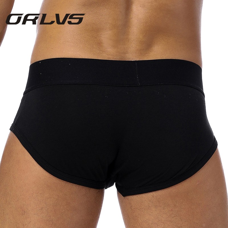 ORLVS Quần lót cotton BS102 kiểu dáng gợi cảm dành cho nam