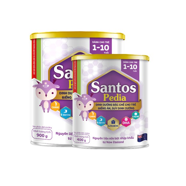 Sữa bột Santos Pedia 900g_Duchuymilk