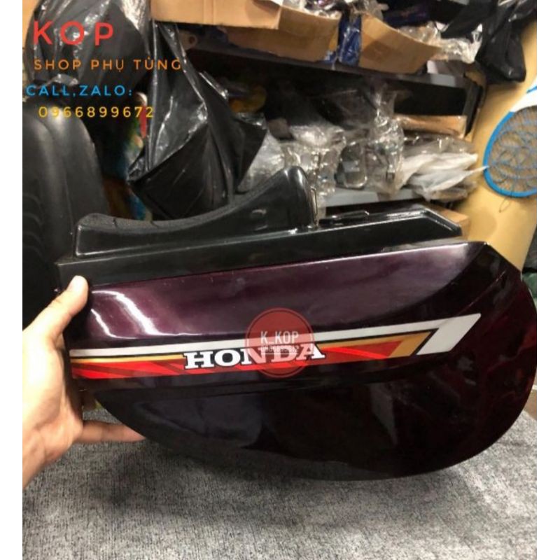 thùng đồ kiêm ghế ngồi cho bé huyền thoại xe honda DREAM super cúp