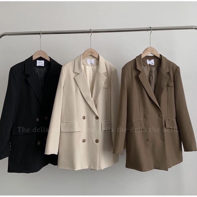 Áo Blazer Modern Korea 2 lớp 4 khuy túi nắp (Hàng có sẵn)