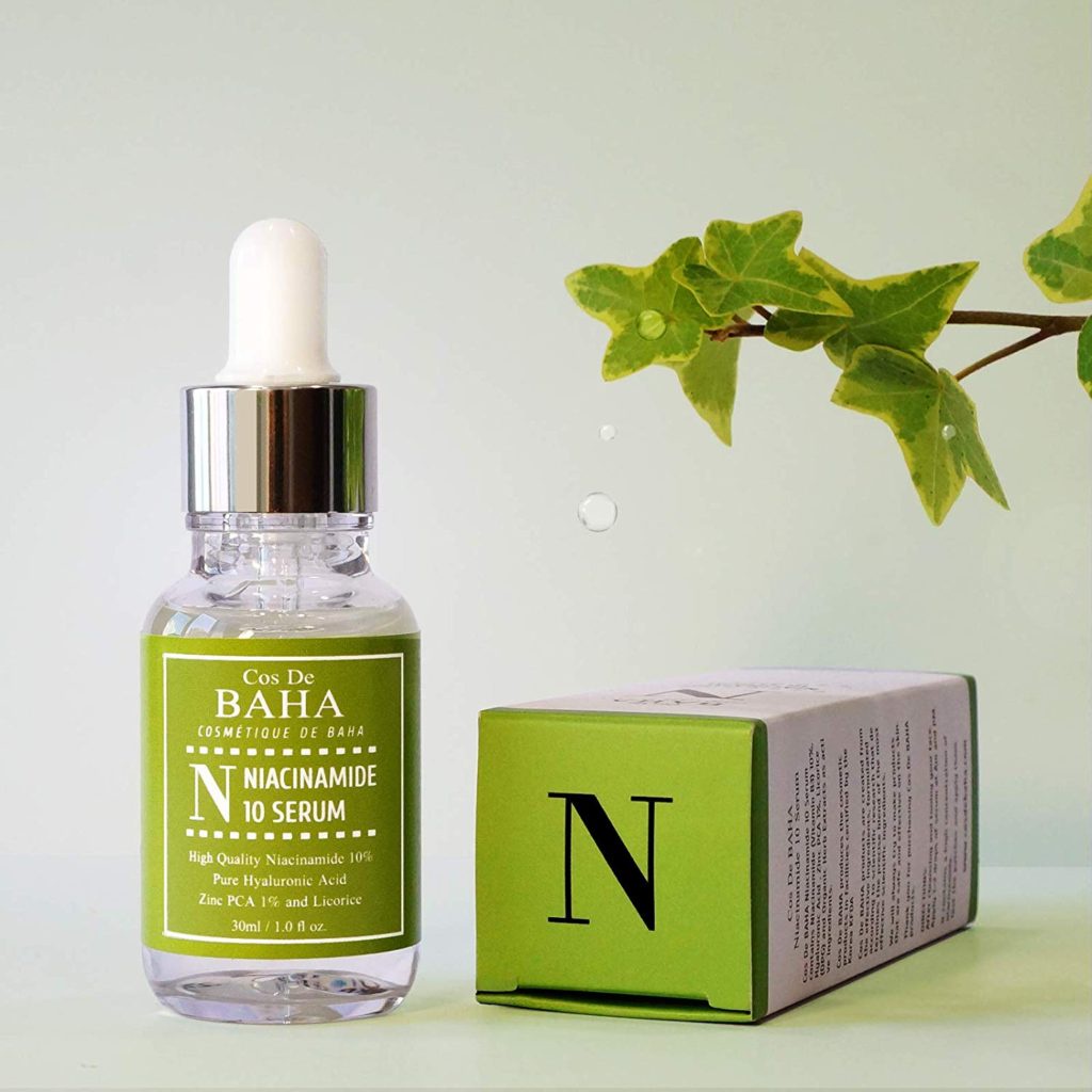 Serum Cos De Baha Niacinamide 10% + Zinc 1% Dưỡng Sáng Da, Se Lỗ Chân Lông