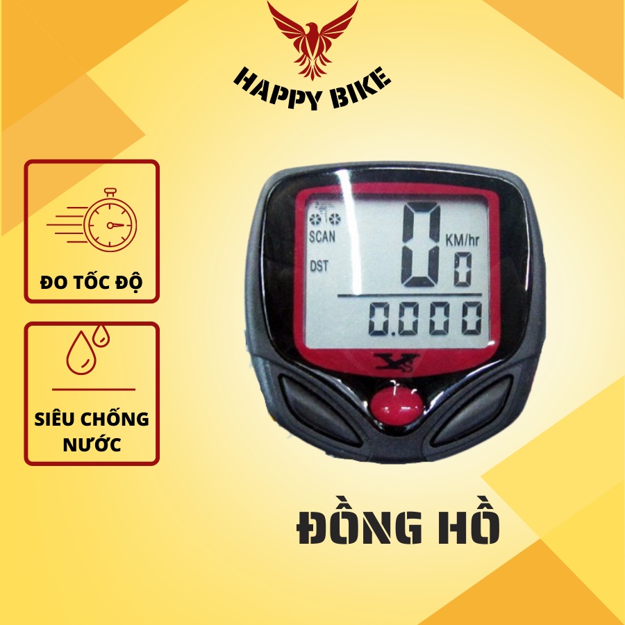 Đồng hô đo tốc độ xe đạp thể thao đo quãng đường xe đạp
