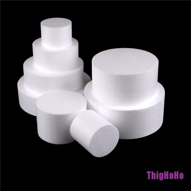Mô hình bánh kem giả hình tròn bằng xốp dành cho trang trí đám cưới