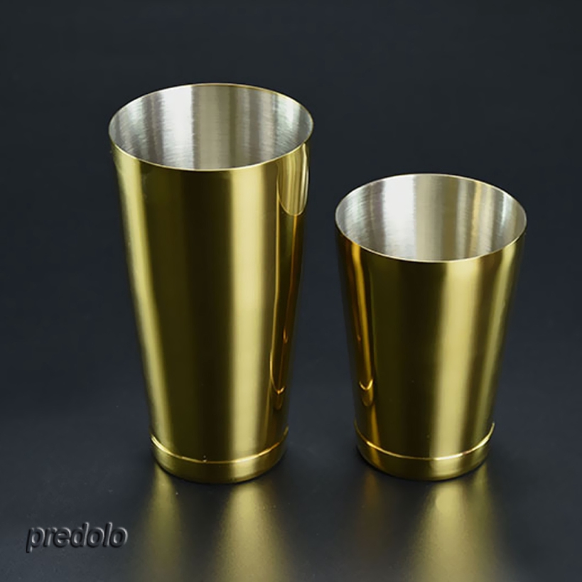 【In Stock】 2 Piece Martini BAR COCKTAIL SHAKER Stainless Steel Boston Mixing Tin Set