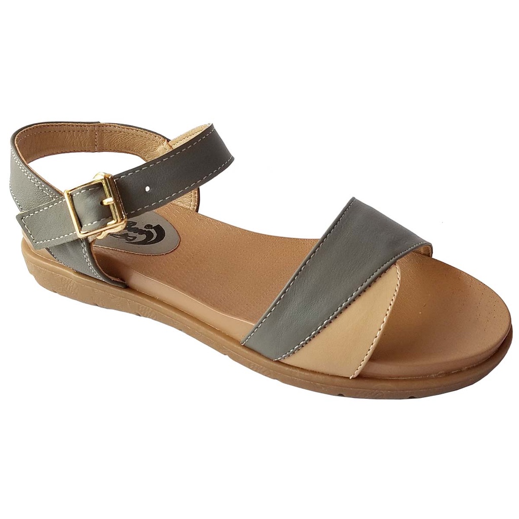 Giày sandal nữ da bò thật BIGGBEN HKD169