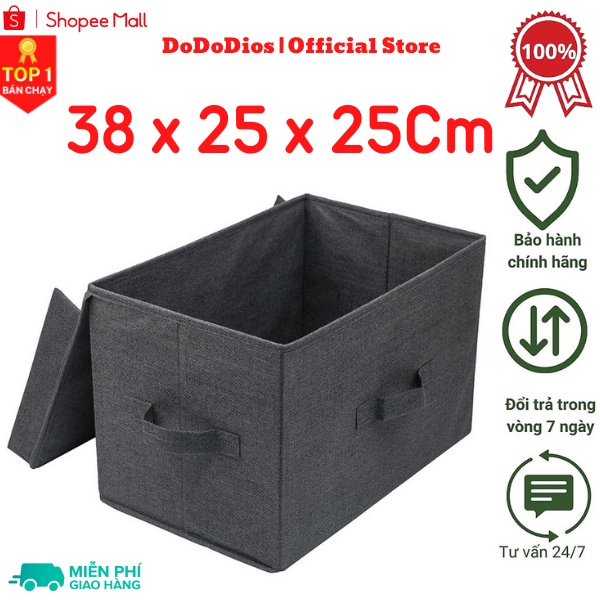 hộp vải đựng đồ đa năng thế hệ mới kích thước lớn - chính hãng DoDoDios