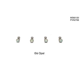 KHUYÊN TAI ĐÁ OPAL VIỀN 5M