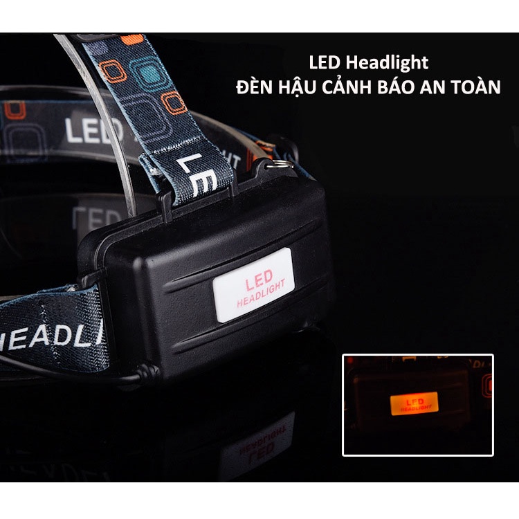 Đèn pin đội đầu mini * Đèn pin đội đầu 3 bóng led t6 siêu sáng * kèm 2 pin và sạc, chống nước - Bảo hành uy tín | BigBuy360 - bigbuy360.vn