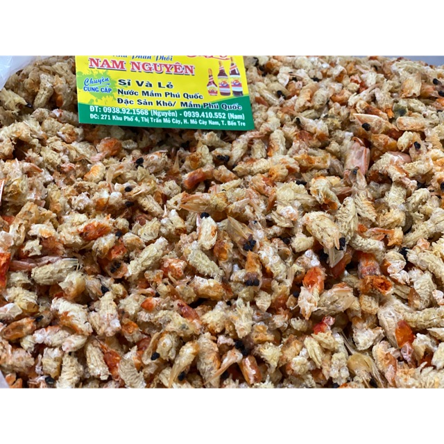 Đầu tôm khô nấu nước dùng