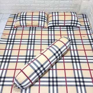 BỘ DRAP THUN HÀN QUỐC  4 MÓN [ 1 DRAP TRẢI GIƯỜNG, 2 VỎ GỐI NẰM, 1 VỎ GỐI ÔM ].