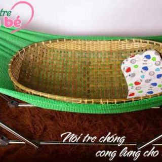 Giảm giá!!!combo nôi tre đặt nằm võng - đã hơ sạch dằm - bảo hành 6 tháng