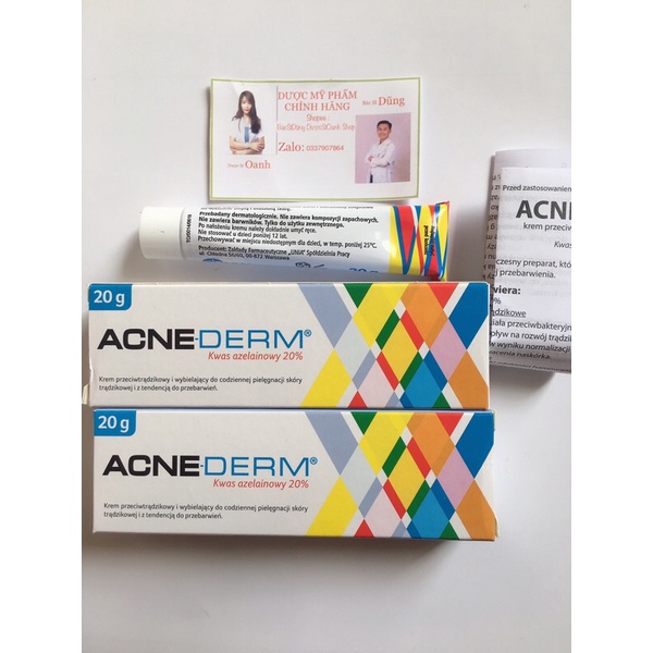 Acnederm Kem Cho Da Mụn , Thâm , Nám ,Tàn Nhang