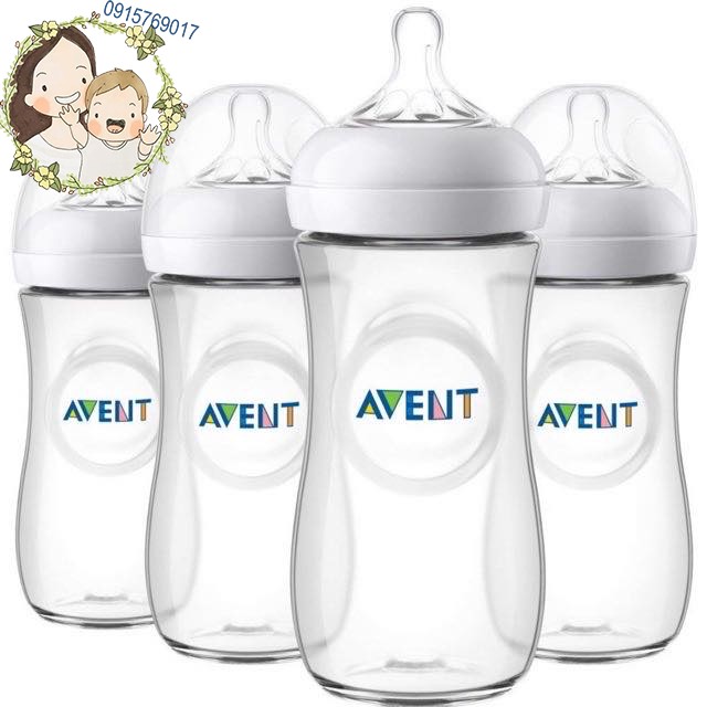 SẢN XUẤT TẠI ANH-Bình sữa cho bé-Bình sữa natural Philips AVENT 330ml