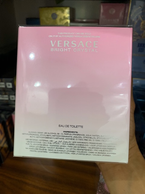  Nước hoa Versace Bright Crystal EDT sp. 90ml 510032 (full seal )