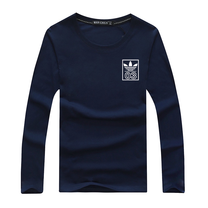 Áo Sweater Adidas Vải Cotton Tay Dài Cổ Tròn Kiểu Hàn Quốc Cá Tính Cho Các Cặp Đôi
