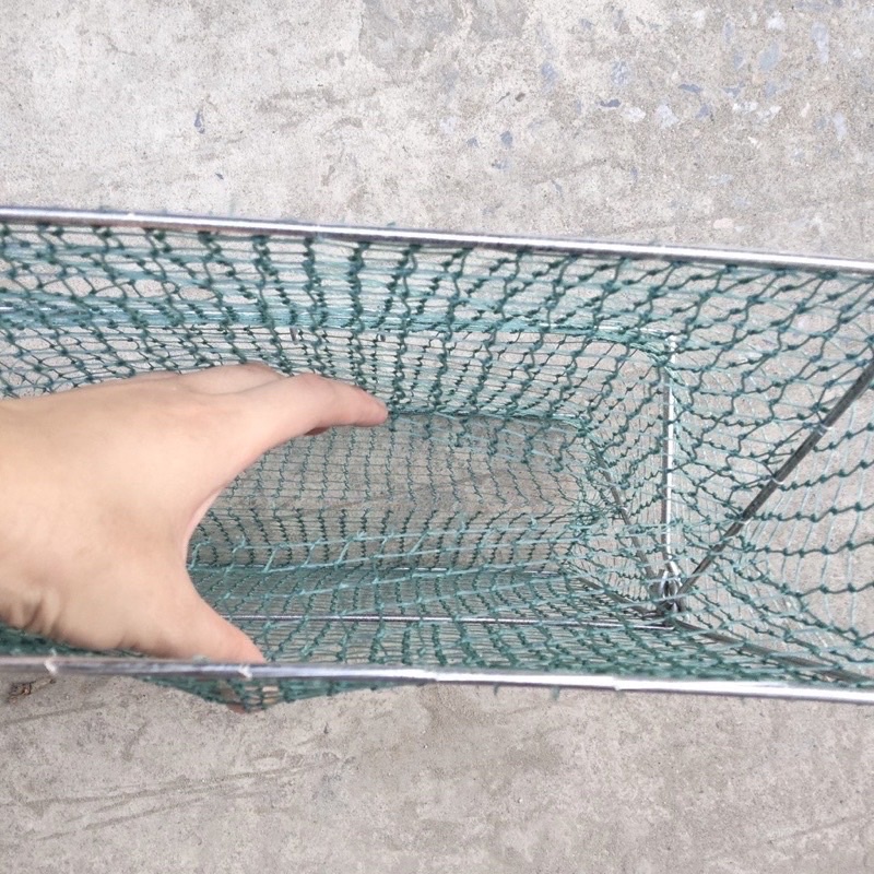 lồng bẫy cua ghẹ - dập bẫy cua khung lưới siêu bền mắt 2cm