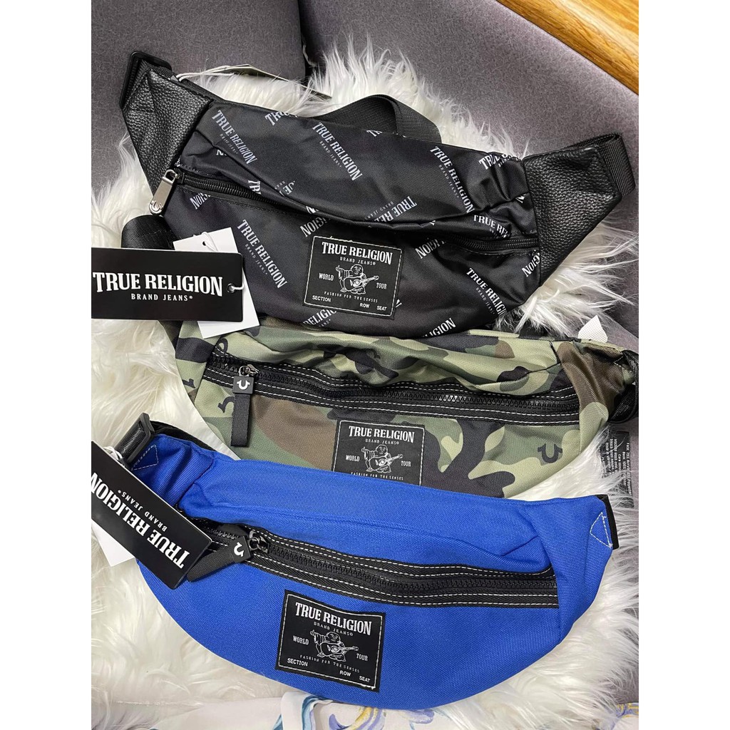 ( Hàng Mỹ) TÚI ĐEO CHÉO NAM HÀNG HIỆU TRUE RELIGION - CAMO FANNY TICKET WAISTPACK
