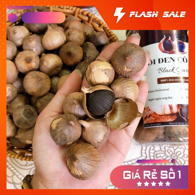 Tỏi đen cô đơn loại VIP, dẻo ngọt, không hăng, lên men tự nhiên Eric's Food