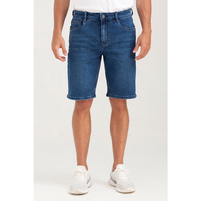 Quần short jeans nam form vừa  , phong cách trẻ trung, năng động thoải mái John Henry - SP22FH05-JN