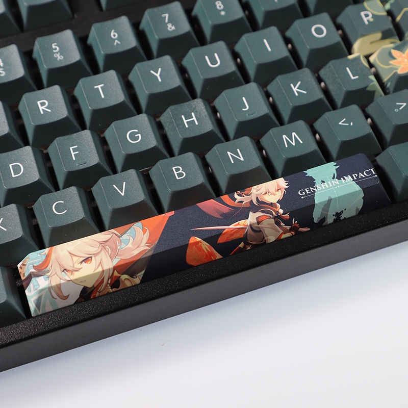 Kaedehara Kazuha Keycap Cherry Profile Genshin Impact anime PBT Dye Thăng hoa Bàn phím cơ học Keycaps
