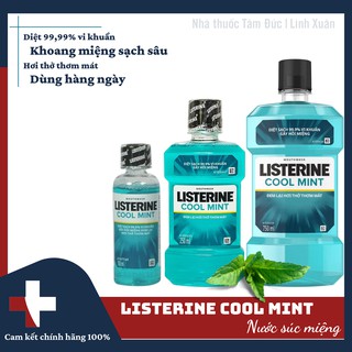 Nước súc miệng diệt khuẩn listerine cool mint