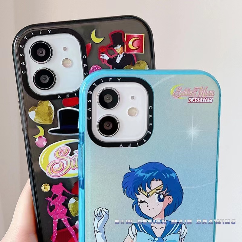 Ốp Điện Thoại Mềm Chống Sốc In Hình Thủy Thủ Mặt Trăng Cho iPhone 13 12 11 Pro MAX IX XS MAX XR iPhone 6 6s 7 8 Plus