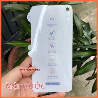 Miếng dán ppf chống bám vân tay samsung S10 / S10 plus