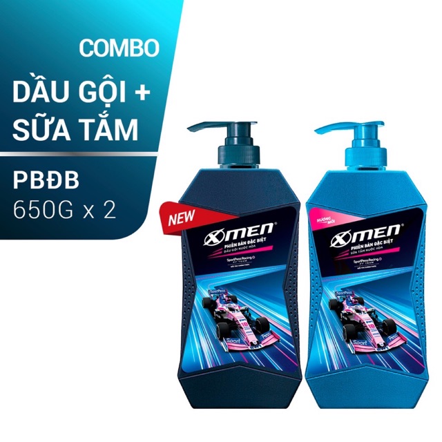 Dầu gội và sữa tắm Xmen Phiên Bản Đặc Biệt 650g