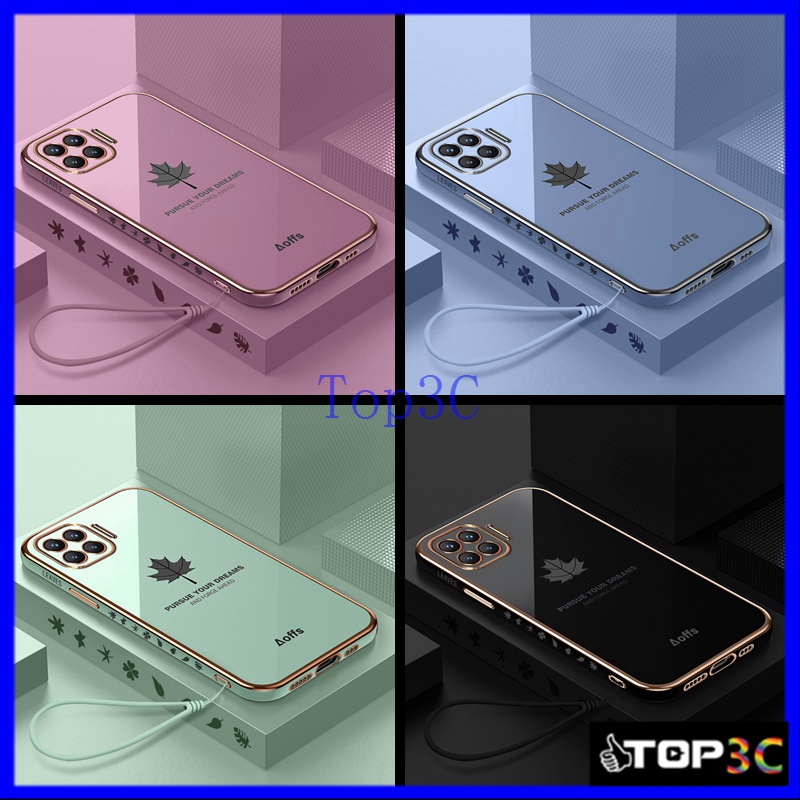 Ốp lưng OPPO A93 Ốp Điện Thoại In Hình Lá Phong Cho oppo a93 FY