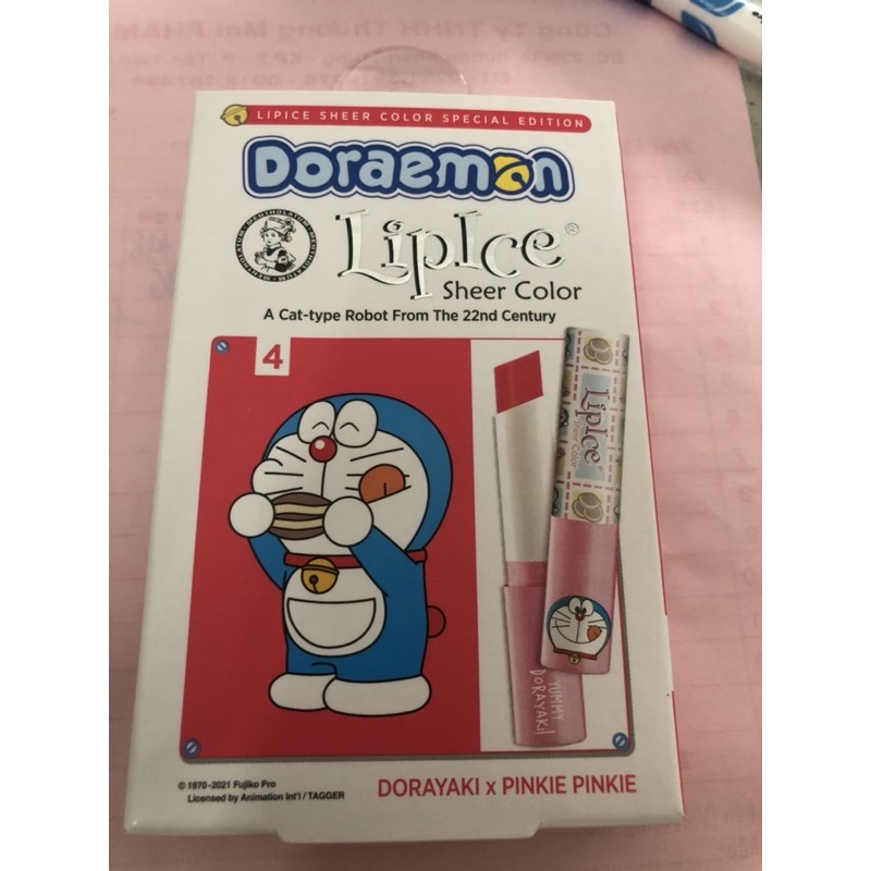 Son Lipice sheer color Doraemon