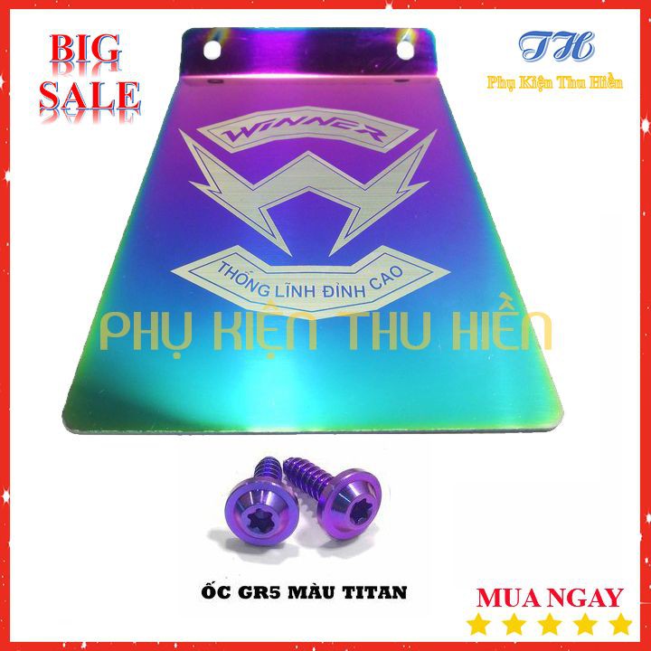 Mica Che Phuộc Chữ Winner Titan Winner X, Winner, Exciter Nhôm Cao Cấp