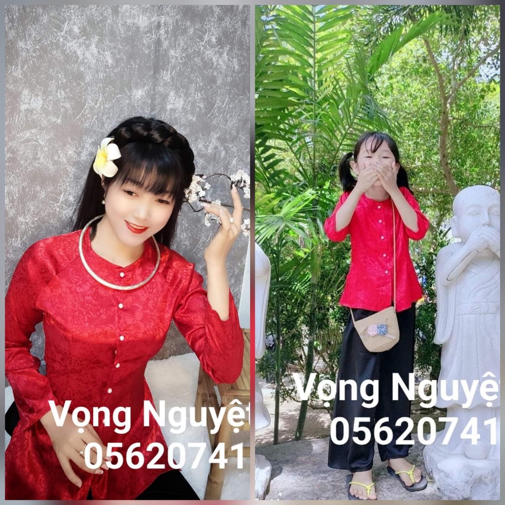 Set Bộ Bà Ba Mẹ Và Bé Gái