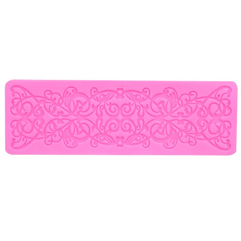 Khuôn Silicone Làm Bánh Quy / Sô Cô La / Bánh Quy / Kẹo Ngọt Họa Tiết Hoa Whi DIY