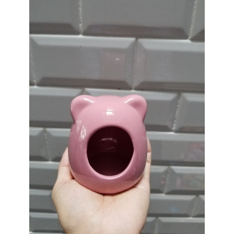 Nhà ngủ sứ mèo Kitty dành cho hamster (ww, robo, camp)