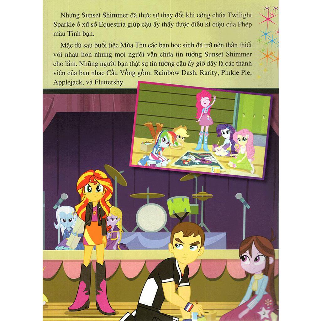 Sách My Little Pony - Rainbow Rocks - Ban Nhạc Cầu Vồng (Hình Dán)