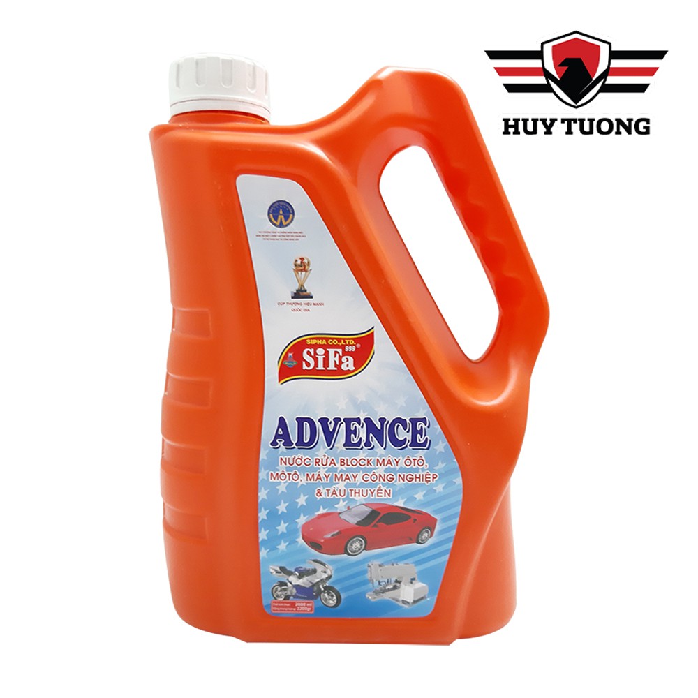 Nước tẩy rửa Block ( lốc ) máy ô tô, moto, máy may công nghiệp, tàu thuyền Sifa 999 ( 2000ml ) cao cấp - Huy Tưởng