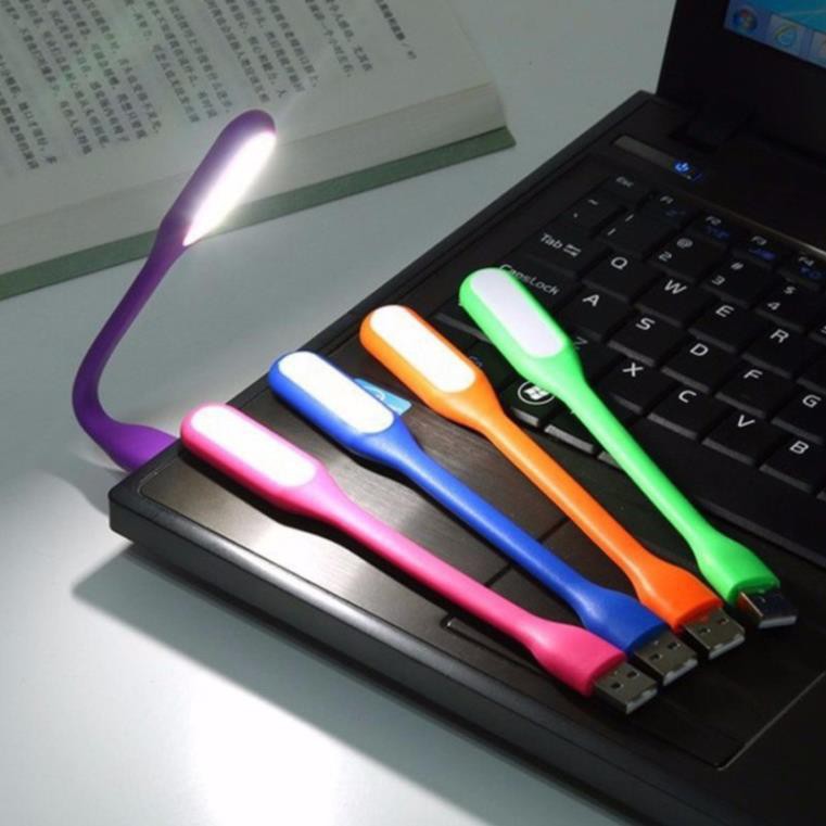 Đèn led đọc sách gấp gọn cổng usb 5v chuyên dùng cho pin dự phòng/máy tính xách tay/notebook