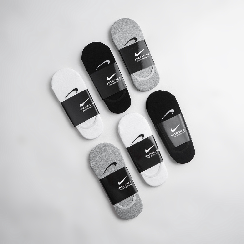 Set 3 đôi vớ/tất lười chất cotton dày dặn, thông thoáng