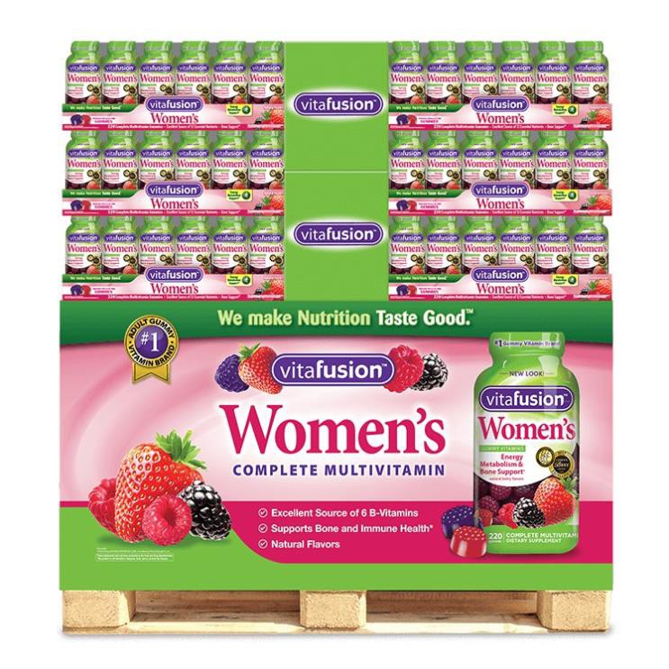 Kẹo Dẻo Mỹ Bổ Sung Vitamin Cho Phụ Nữ Vitafusion Women's Complete Multivitamin 220 Viên